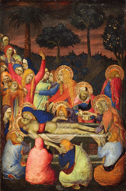 The Entombment of Christ, 1337, Simone Memmi de Sienne