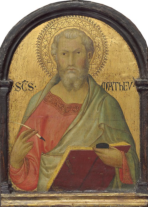 Saint Matthew, 1315, Simone Memmi de Sienne