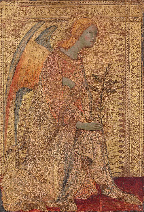 L'ange d'annonciation, 1333, Simone Memmi de Sienne