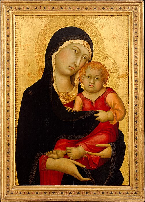 Vierge à l'Enfant, 1326, Simone Memmi de Sienne