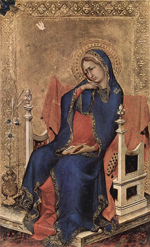 La Vierge de l'Annonciation, 1400, Simone Memmi de Sienne