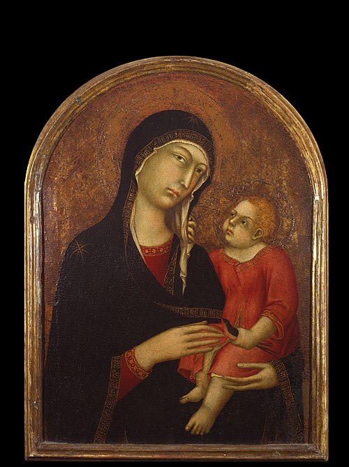 Vierge à l'Enfant, 1325, Simone Memmi de Sienne