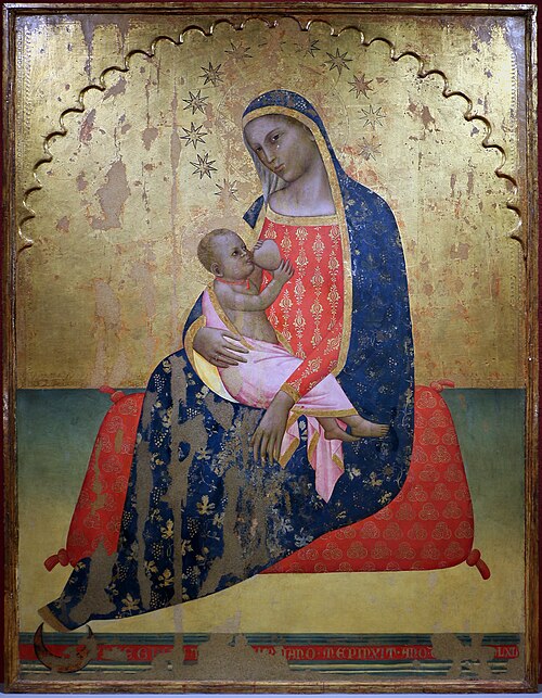 madonna dell'umiltà, , Allegretto Nuzi