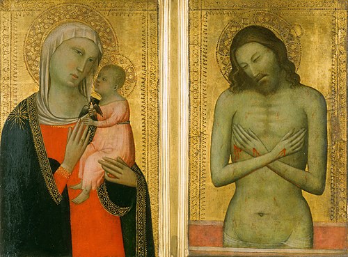 Virgin and Child; Man of Sorrows, , Allegretto Nuzi