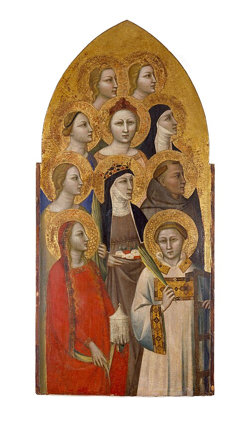 Saints and Angels, 1365, Allegretto Nuzi