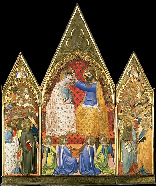 Coronation of the  Virgin, 1360, Allegretto Nuzi