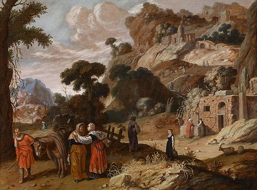 Naomi and Ruth, 1650, Jacob Symonsz. Pynas