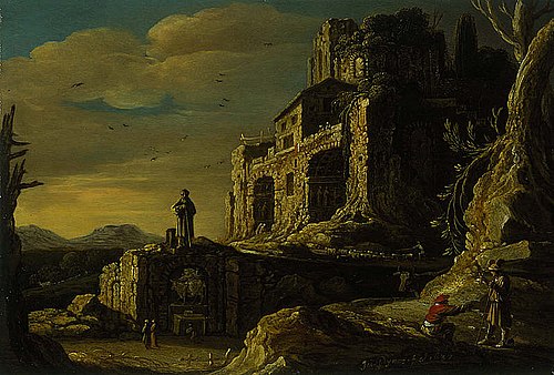 Landscape with Hermes and Battus, 1637, Jacob Symonsz. Pynas