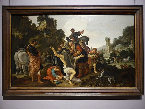 Nebukadnezar erhält die Königswürde zurück, 1616, Jacob Symonsz. Pynas