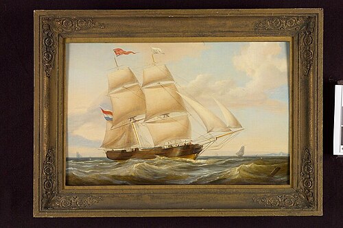 Het brikschip Wildeman van rederij Lapidoth, 1854, Casparus Johannes Morel
