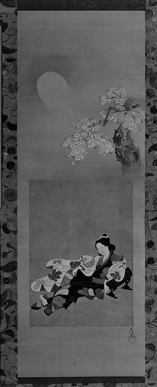 Beauty, 1694, Kanō Chikanobu