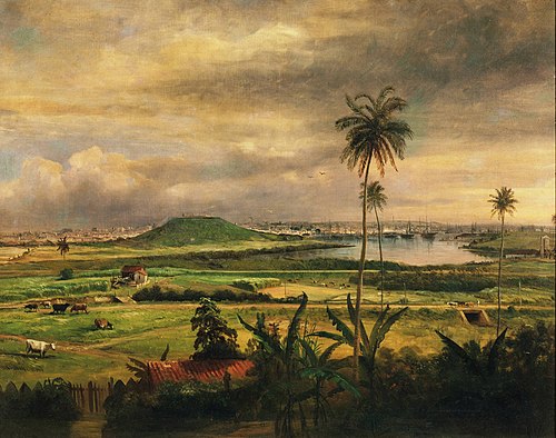 View of Santiago de Cuba, 1864, Henri Cleenewerck