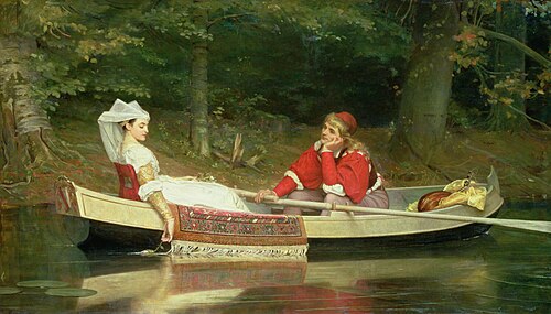 With the river, 1869, Philip Hermogenes Calderon
