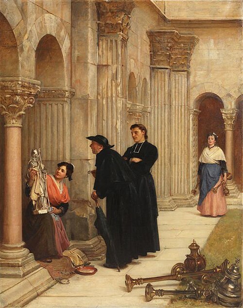 L'amateur D'art, 1875, Philip Hermogenes Calderon