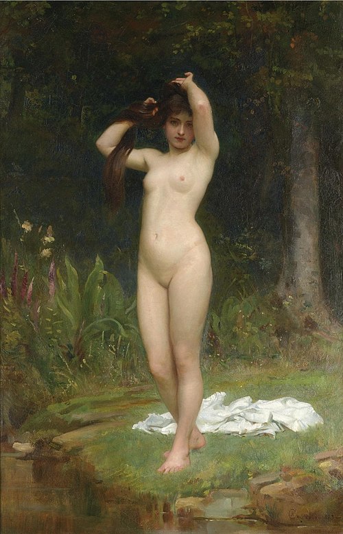 A Woodland Nymph, 1883, Philip Hermogenes Calderon