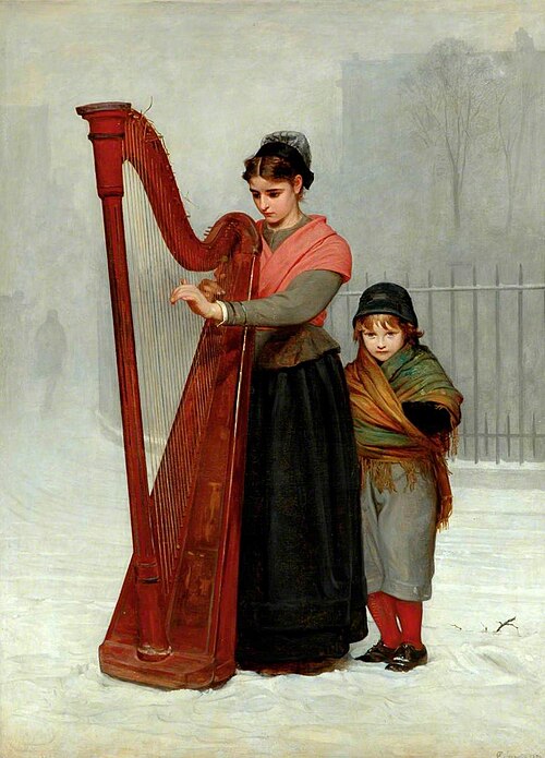 The Orphans, 1870, Philip Hermogenes Calderon