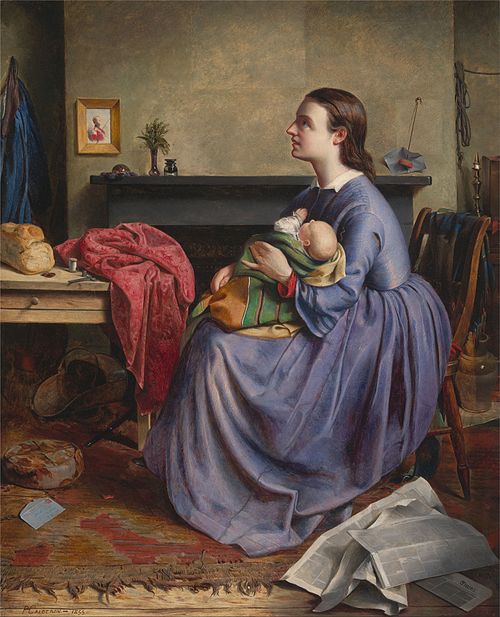 Lord, Thy Will Be Done, 1855, Philip Hermogenes Calderon