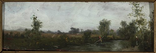 River landscape, , Zygmunt Sidorowicz