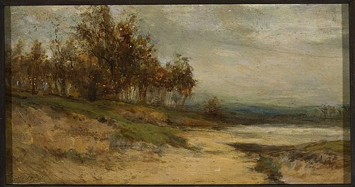Landscape with a bunch of trees, 1879, Zygmunt Sidorowicz