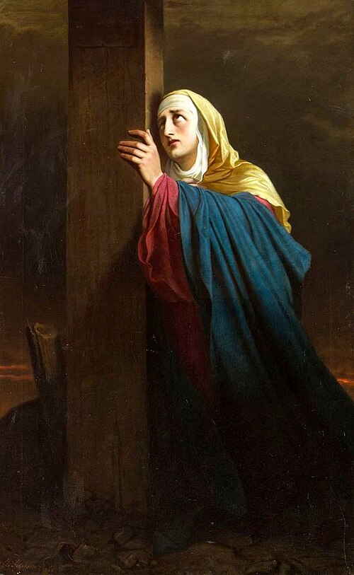 Matka Boska pod krzyżem, 1868, Zygmunt Sidorowicz