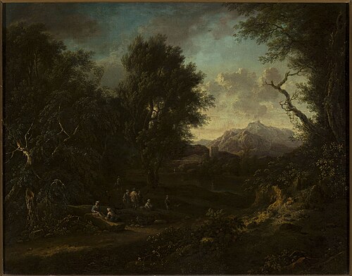 Paysage, , Christian Hilfgott Brand