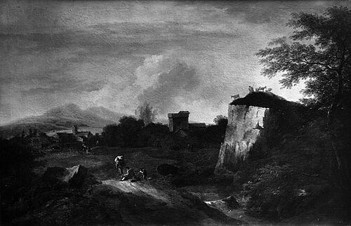 Paysage, 1725, Christian Hilfgott Brand