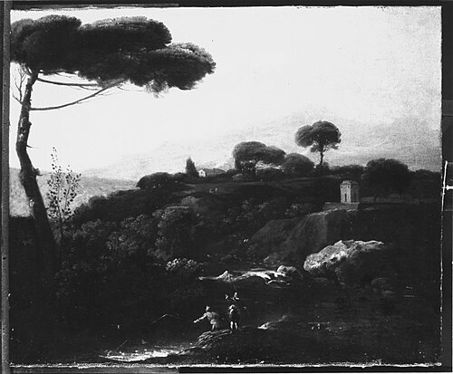 Paysage, 1725, Christian Hilfgott Brand