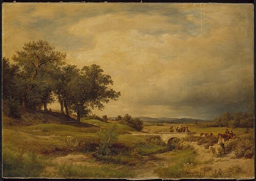 Landscape with Sheep, 1861, Edward C. Post