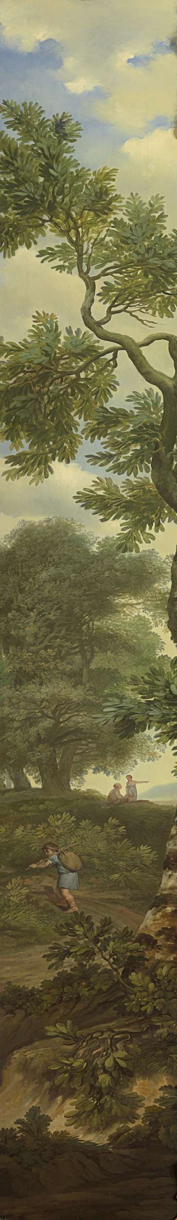 Arcadisch landschap met een reiziger, 1771, Jurriaan Andriessen