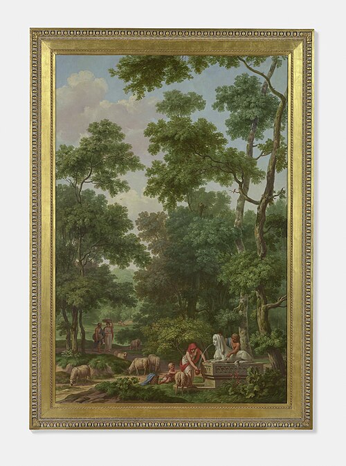 Arcadisch landschap met een sfinx, , Jurriaan Andriessen