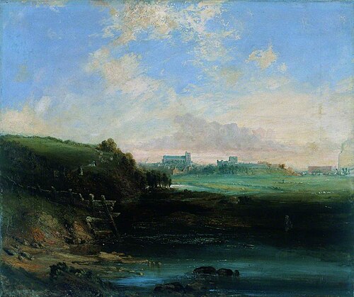 Carlisle from Etterby Scaur, 1840, Samuel Bough