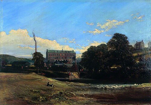 Cummersdale Mill, 1844, Samuel Bough