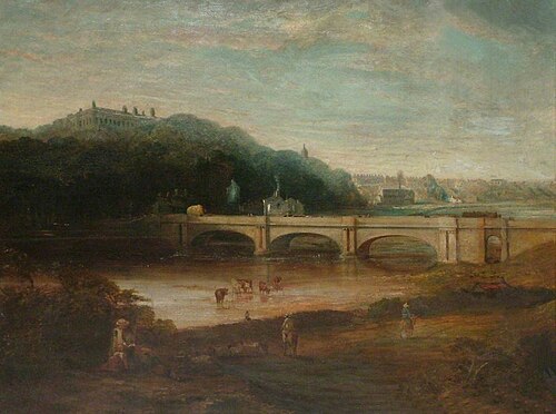 Workington Bridge, 1842, Samuel Bough