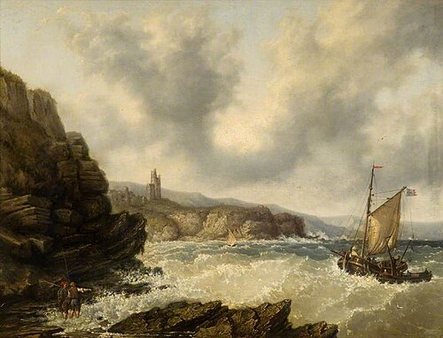 Off the Scottish Coast, 1854, Samuel Bough