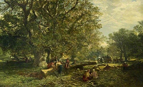 Cadzow Forest, 1855, Samuel Bough