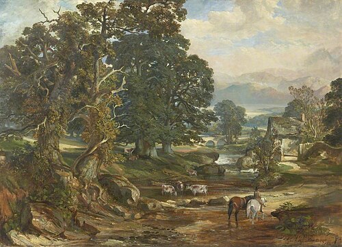 Askham Mill, 1856, Samuel Bough