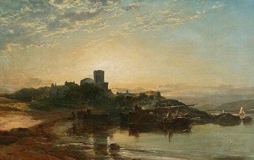 A Castle, 1857, Samuel Bough