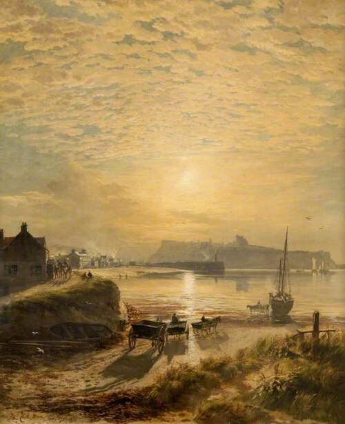 Peel Castle, Mona, 1875, Samuel Bough