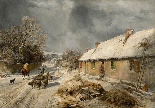 Burns's Cottage, Alloway, 1876, Samuel Bough