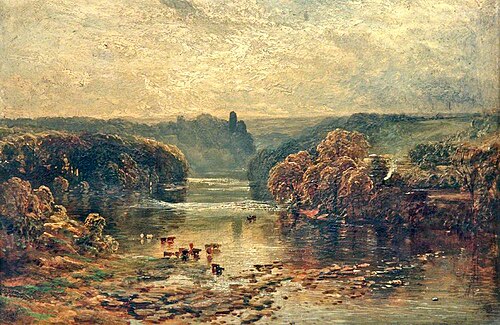 Bothwell Castle, 1854, Samuel Bough