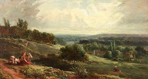 Landscape with Children, , Samuel Bough