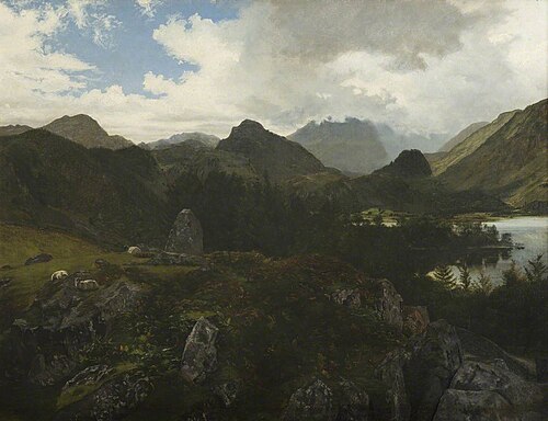 Bruce's Stone, Glen Trool, Galloway, , Samuel Bough