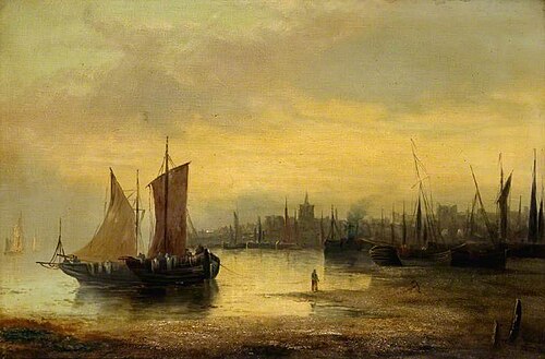 Sea Piece, , Samuel Bough