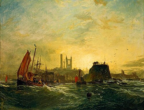 Off St Andrews, 1856, Samuel Bough