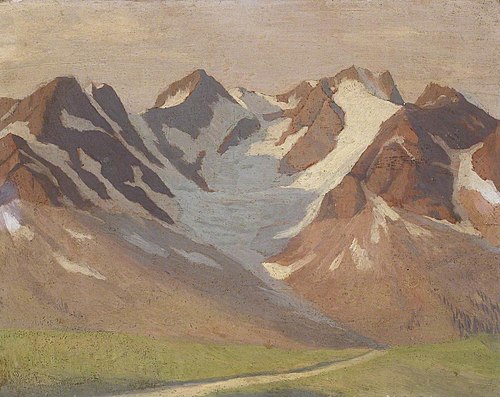 Mountains in the Dauphiné, 1913, Jacques Raverat