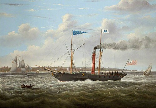 'Mona's Isle', 1830, Samuel Walters