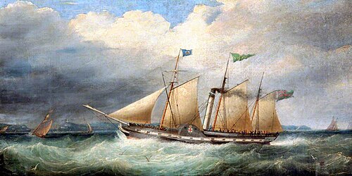 PS 'Victory', 1838, Samuel Walters