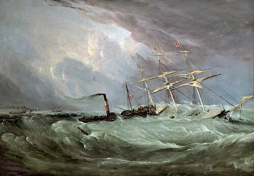 The Great Gale of January 1839, 1839, Samuel Walters