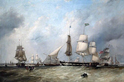 'The Frankfield', 1841, Samuel Walters
