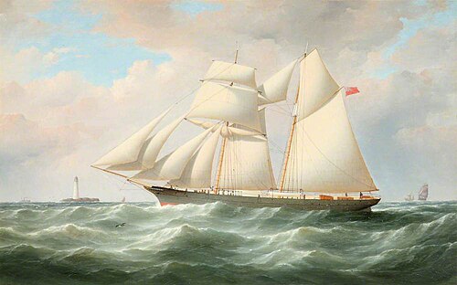 Schooner 'Domitila', 1863, Samuel Walters
